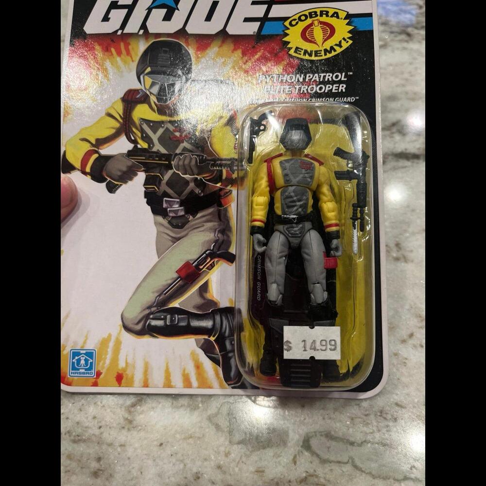 G.I Joe Python Patrol Elite Trooper Python Crimson Guard 2008 HASBRO NEW - Picture 3 of 7